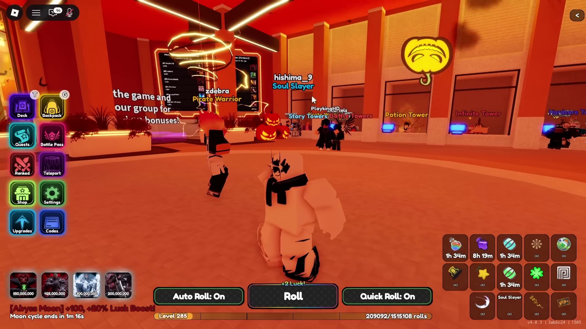 Soul King's Castle Tower: Teal Crystals and Soul Sword